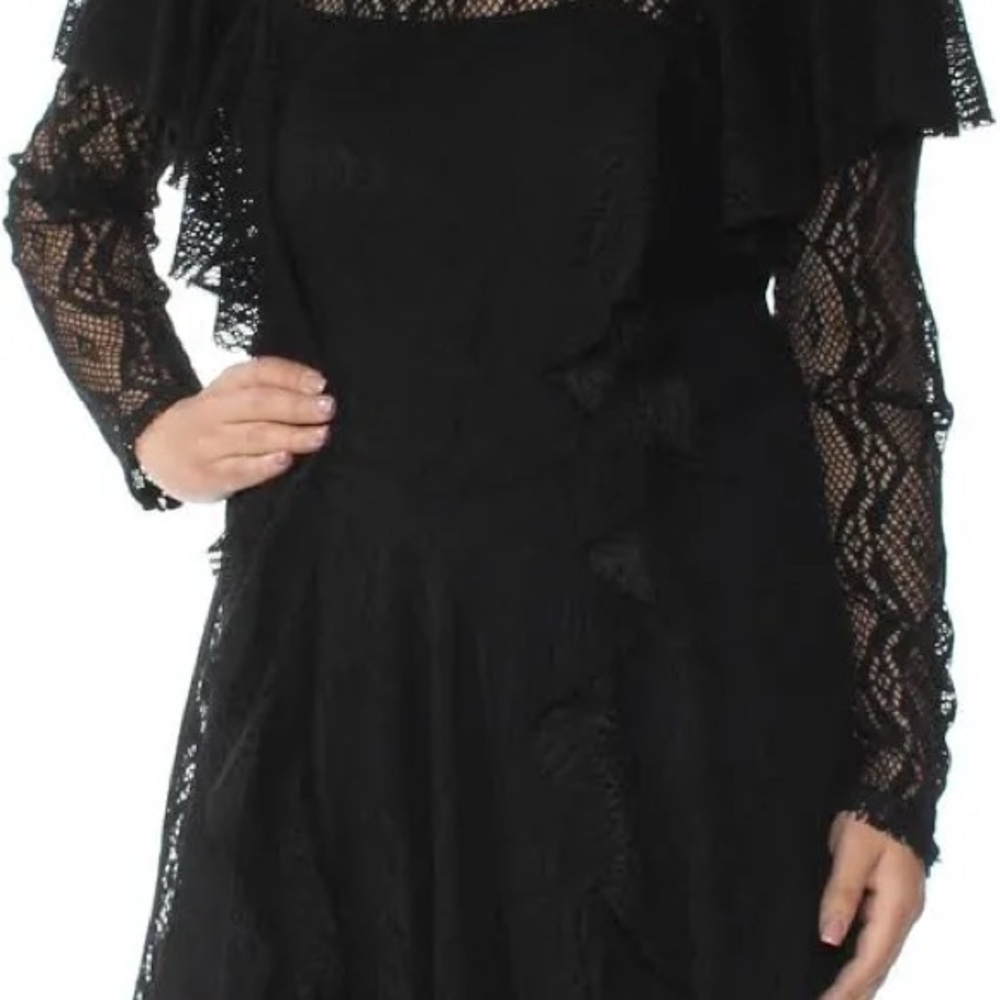 Free People Black Lace Dress - Picture 2 of 9